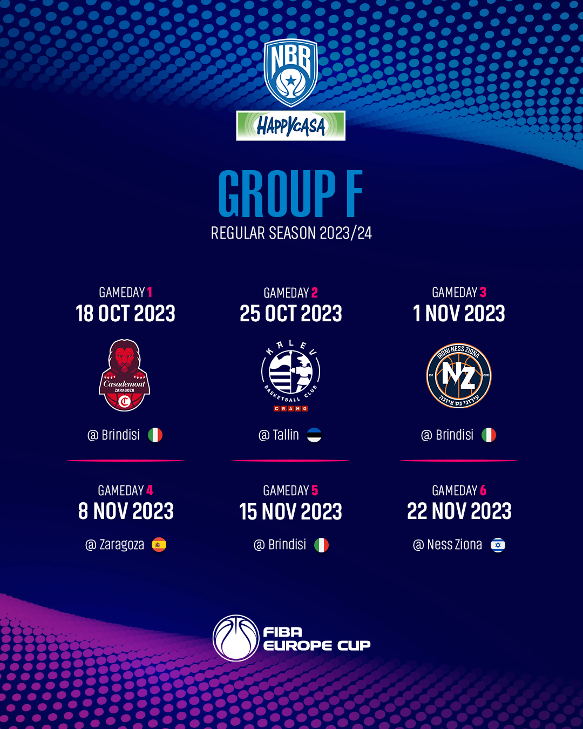 Fiba Europe Cup 2023-24 Group F