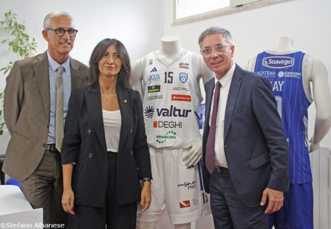 Presentazione divise di gioco Valtur Brindisi 2026-27
